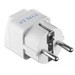 India to Europe travel adapter plug – Type E/F – CE & RoHS certified - GP-9