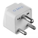 India, Pakistan travel adapter – Type D – CE & RoHS certified - GP-10