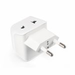 India to Europe travel adapter plug – Type C – 2 in 1 Plug – CE & RoHS certified - CTD-9C