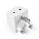 India to UK travel adapter plug – Type G – 2 in 1 Plug – CE & RoHS certified - CTD-7