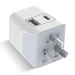 India to Australia, China travel adapter – Type I – 1 USB-A & 1 USB-C – 3 in 1 Plug – CE & RoHS certified - CTUD-16