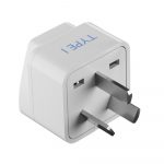 Australia, China travel adapter – Type I – CE & RoHS certified - GP-16