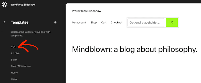 404-shortcode-template