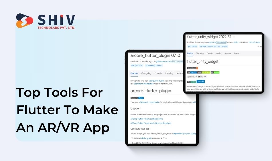 Top Tools For Flutter To Make An ARVR App