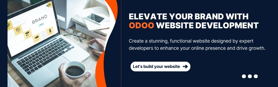 Elevate your brand with Odoo website development banner