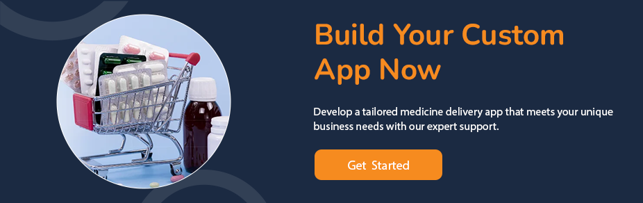 Medicine delivery app banner