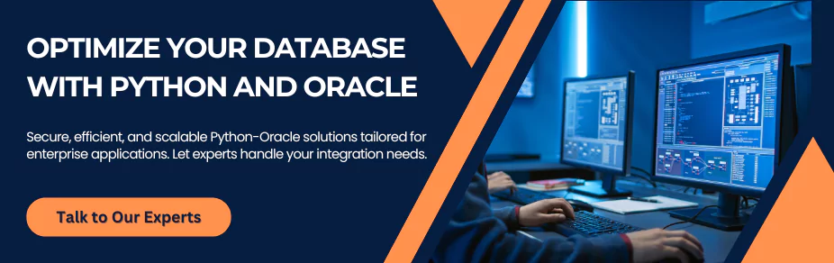 Optimize Your Database with Python and Oracle banner