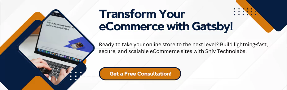 Transform Your eCommerce with Gatsby banner