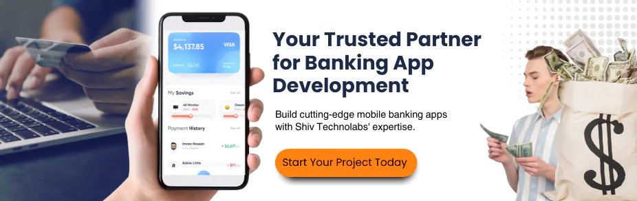 Trusted partner for mobile app banking app development banner