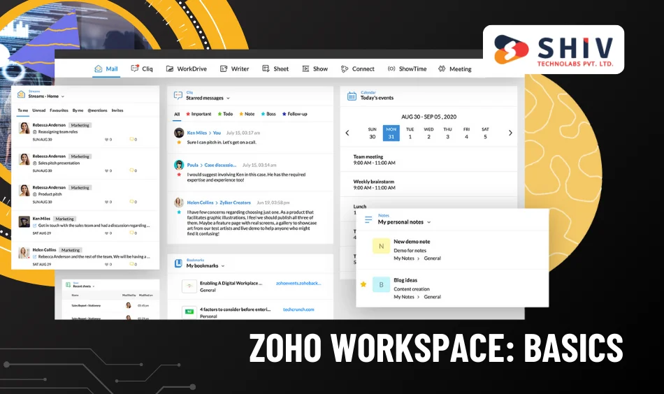 Zoho Workspace Basics