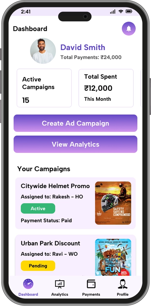 Advertiser Dashboard