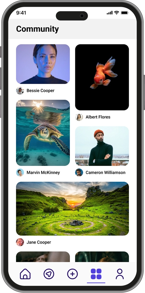 Community screen
