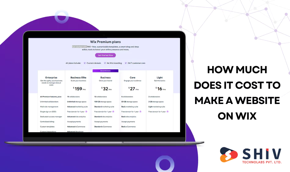 How Much Does It Cost To Make A Website On Wix