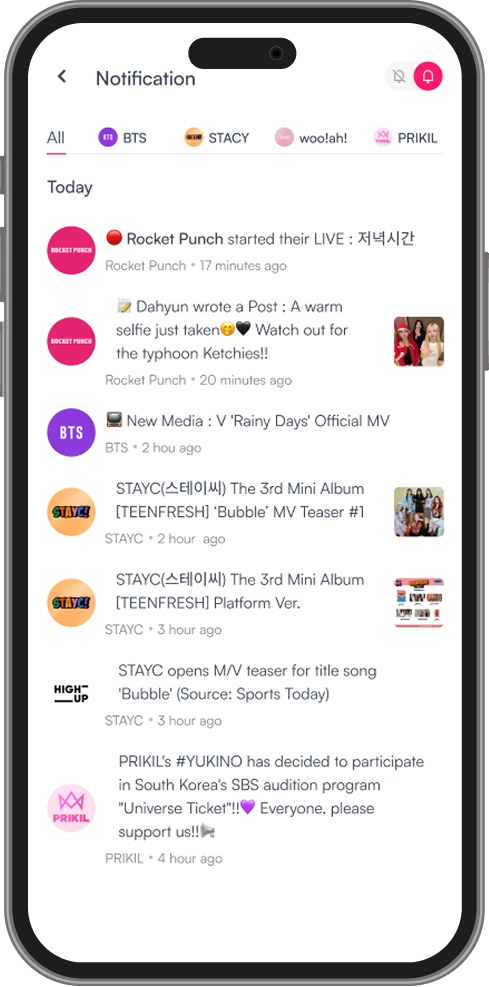 Notification-Screen