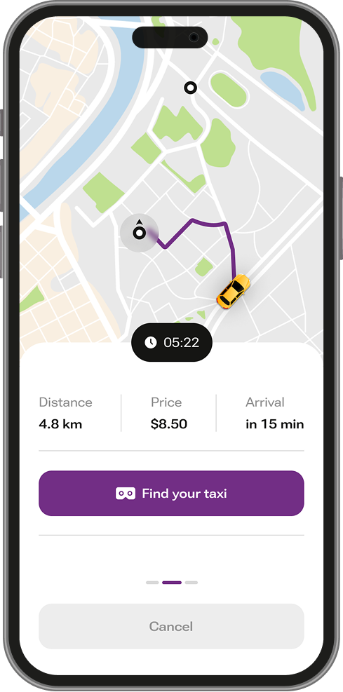 Ride Starting Screen
