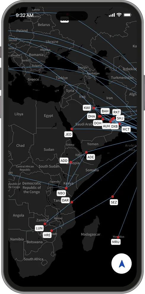 All Fight Map Aviation app