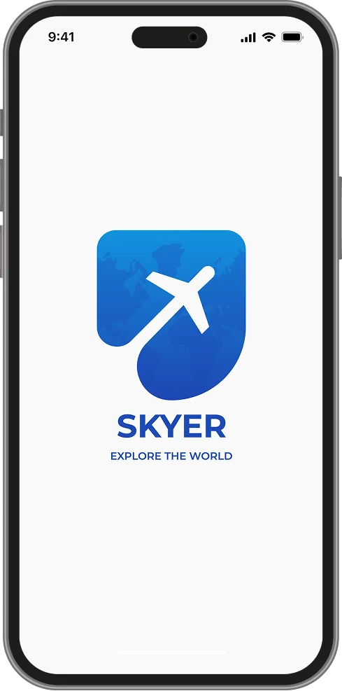 Splash Screen Aviation app