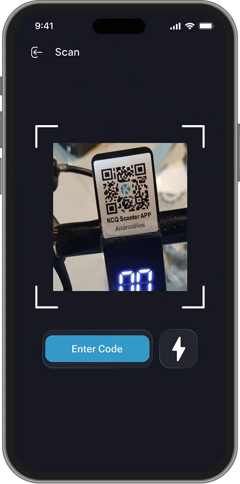 escooter Scaning Screen