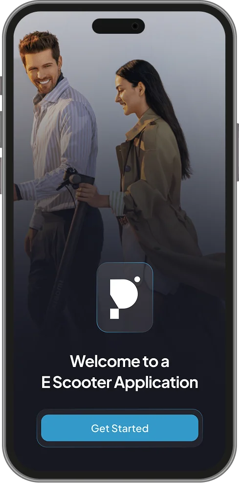 splash screen escooter app