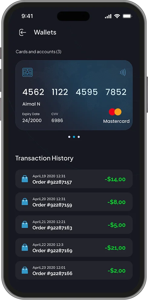 wallet screen escooter