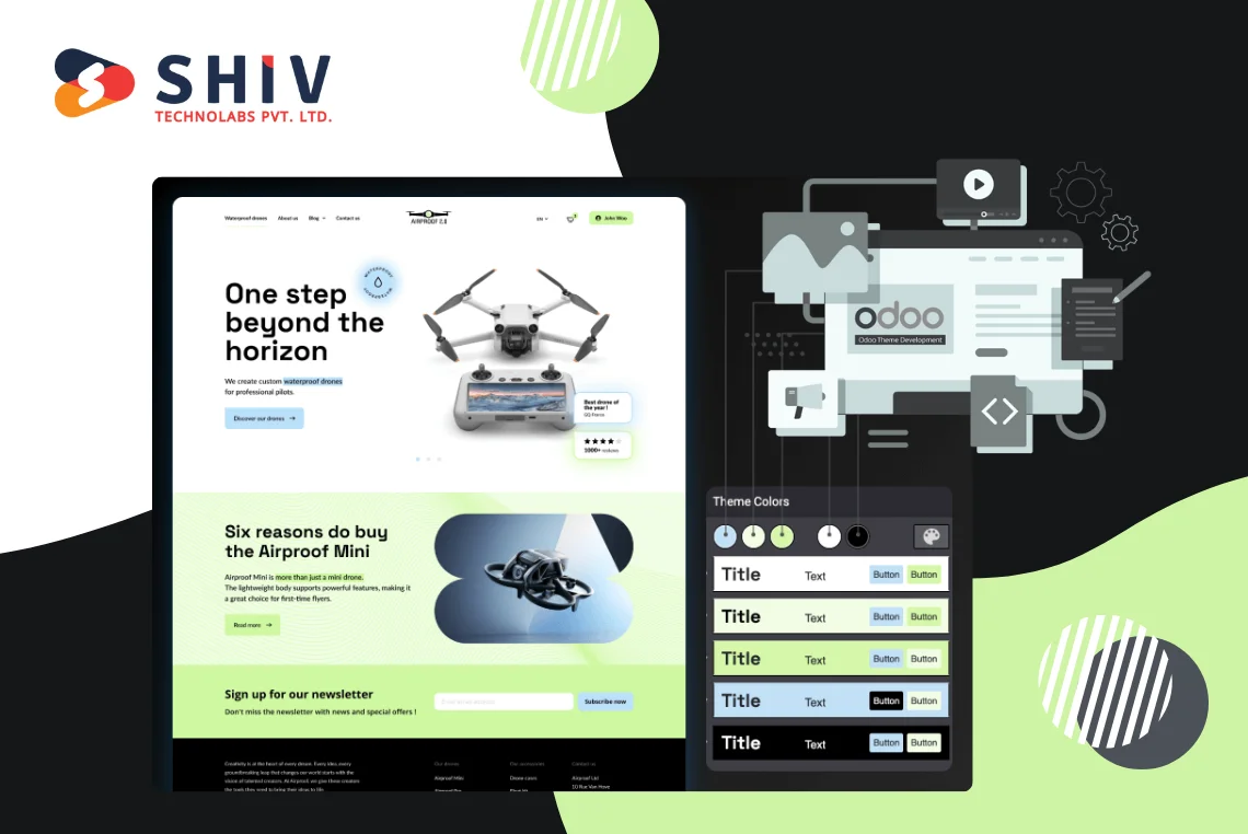 Odoo Theme Development Services