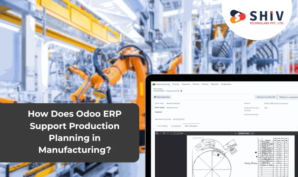How Does Odoo ERP Support Production Planning in Manufacturing