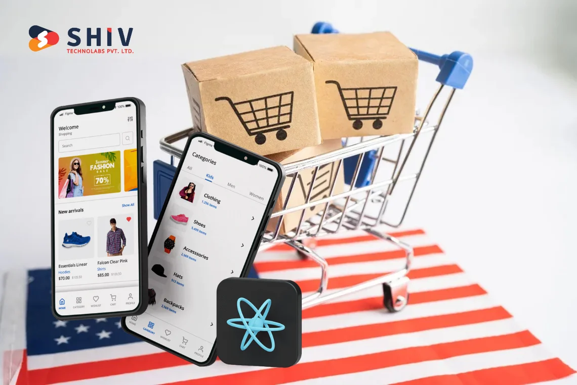 Transforming E-Commerce in USA with React Native-Powered Mobile Apps.