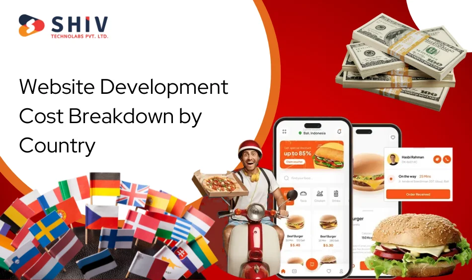 Website Development Cost Breakdown by Country
