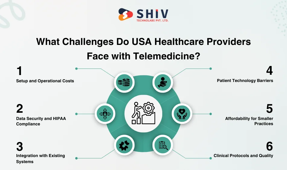 What Challenges Do USA Healthcare Providers Face with Telemedicine