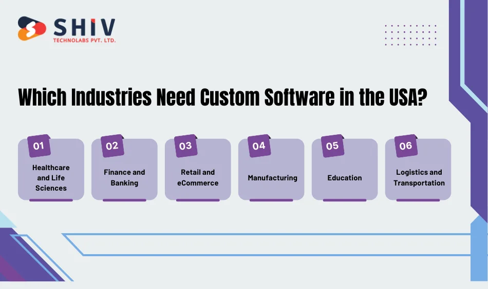 Which Industries Need Custom Software in the USA